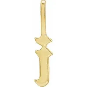 Gothic Letter Charm