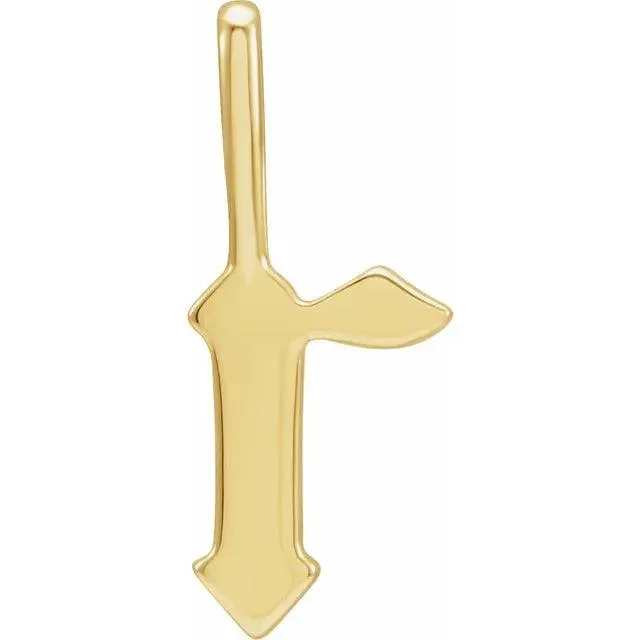 Gothic Letter Charm