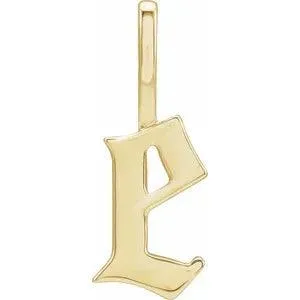Gothic Letter Charm