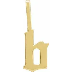 Gothic Letter Charm