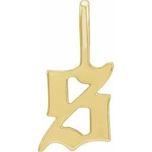 Gothic Letter Charm