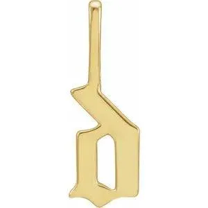 Gothic Letter Charm