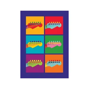 Hal Leonard Pop Art Guitar Greeting Card