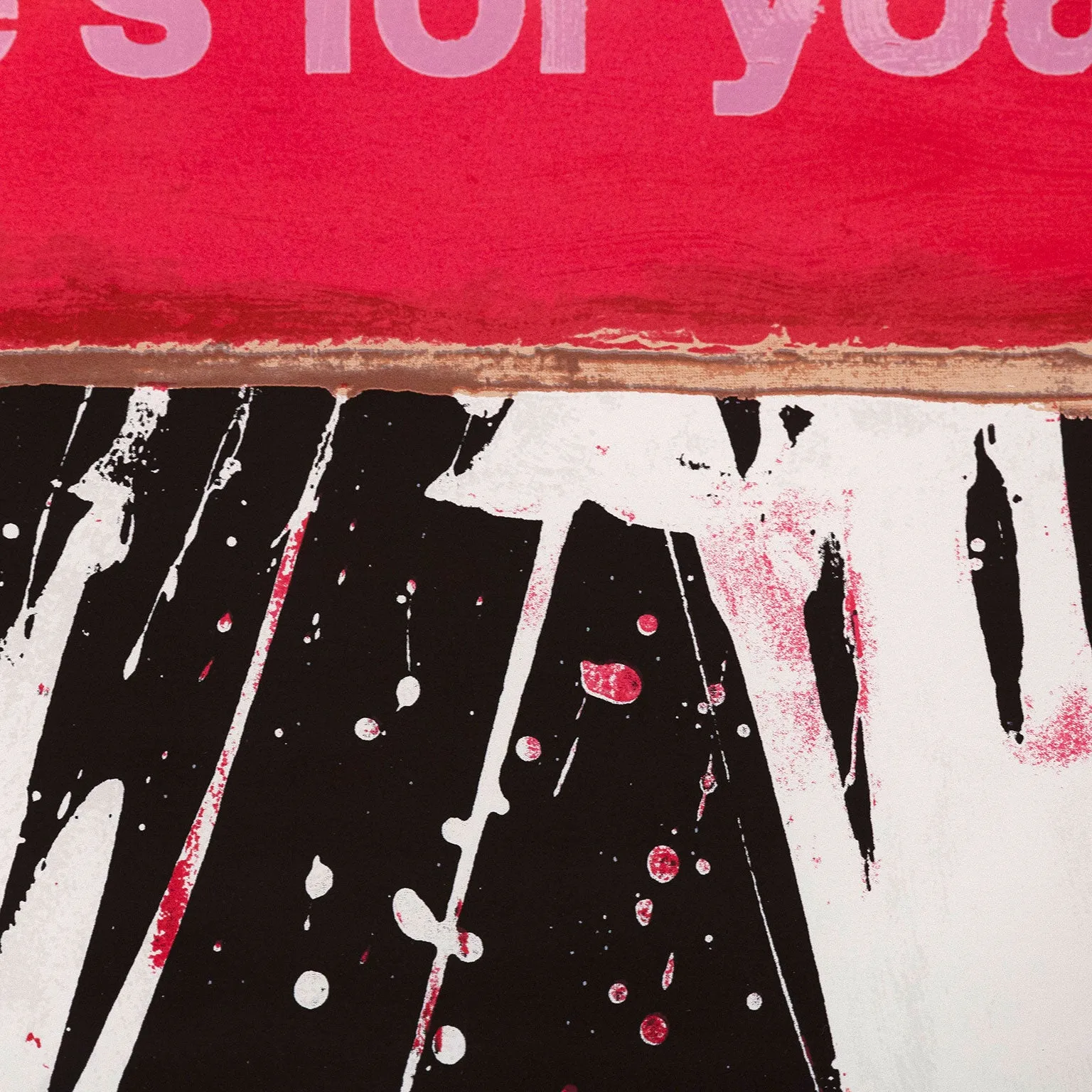 HARLAND MILLER "WHATEVER YOU'RE DOING" SILKSCREEN, 2014
