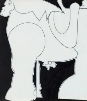HAROLD TOWN "TOY HORSE ARABIAN BROTHERS" 1977