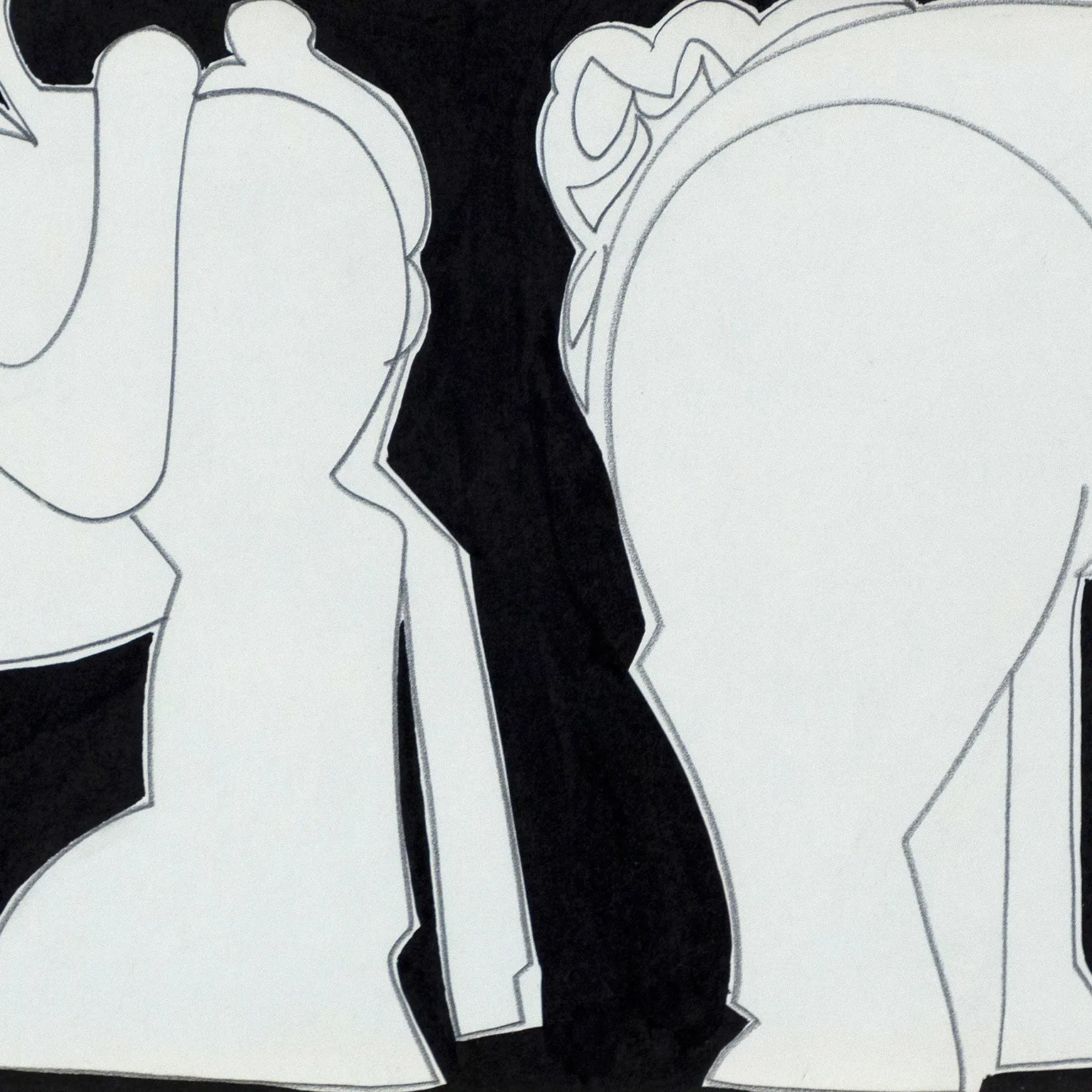 HAROLD TOWN "TOY HORSE ARABIAN BROTHERS" 1977