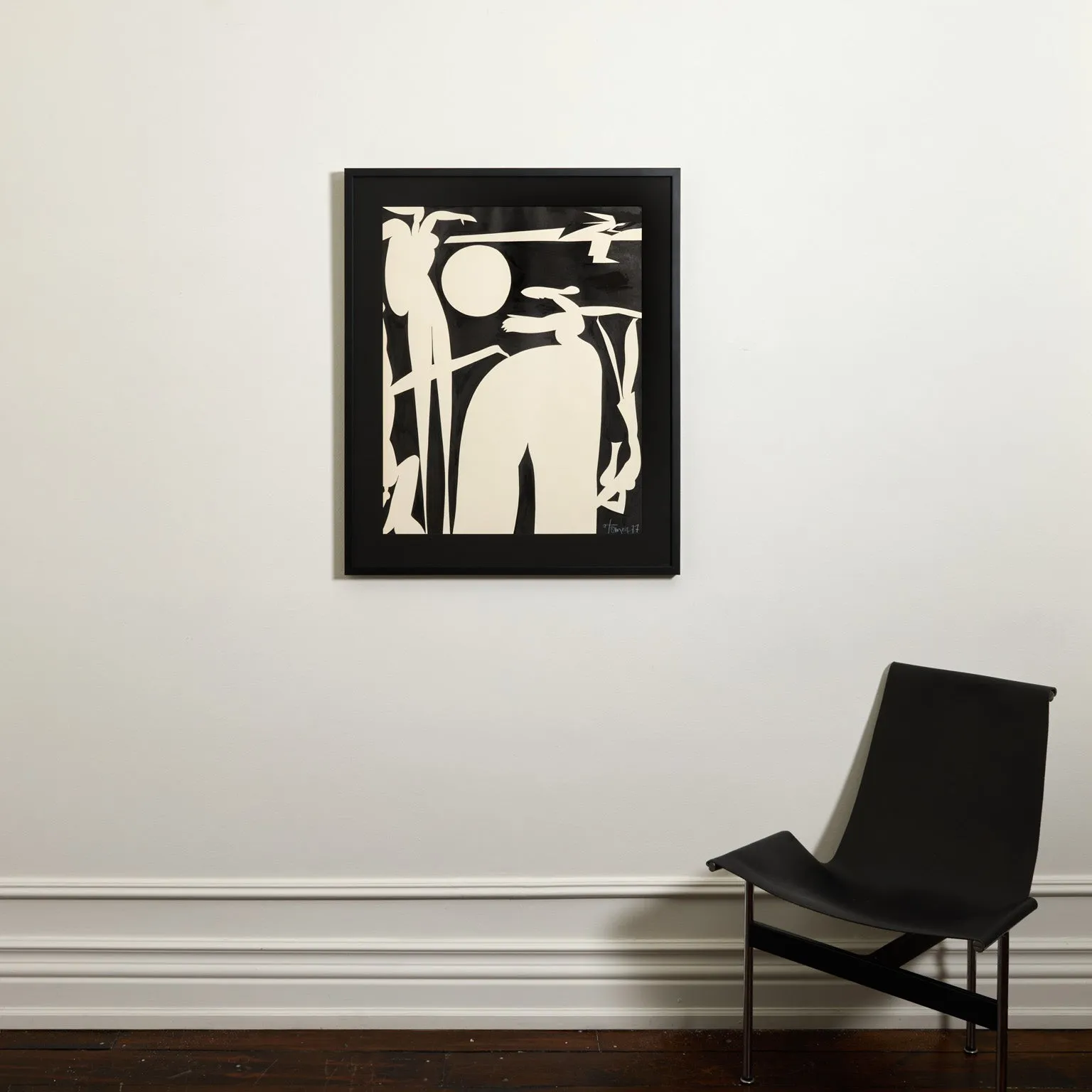 HAROLD TOWN "VALE VARIATIONS #193" INK DRAWING, 1977