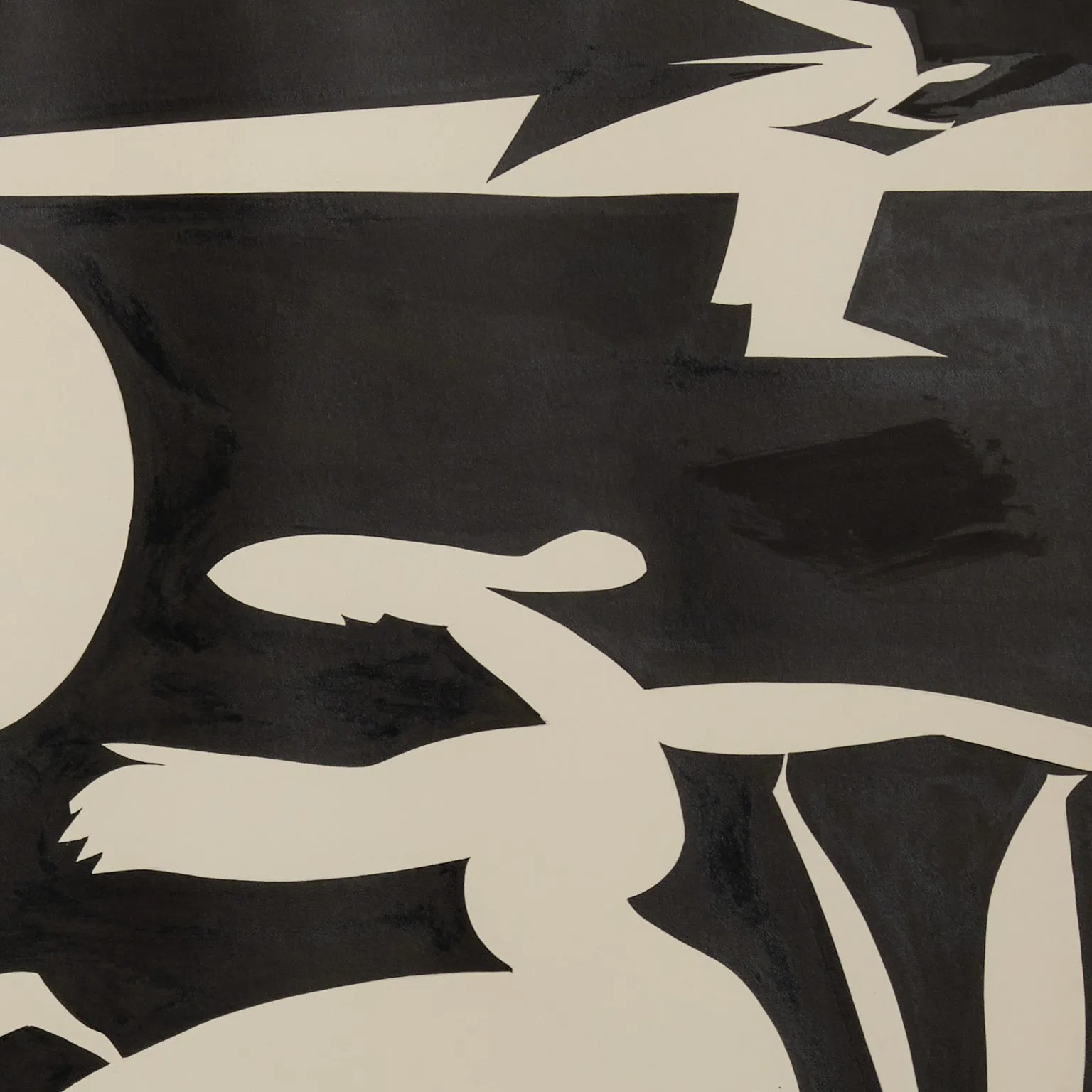 HAROLD TOWN "VALE VARIATIONS #193" INK DRAWING, 1977