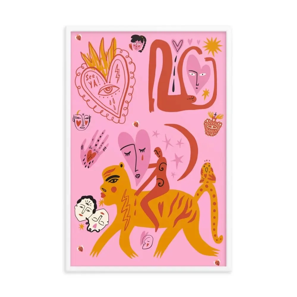 Harsh Hearts Pt.4 Framed Wall Decor