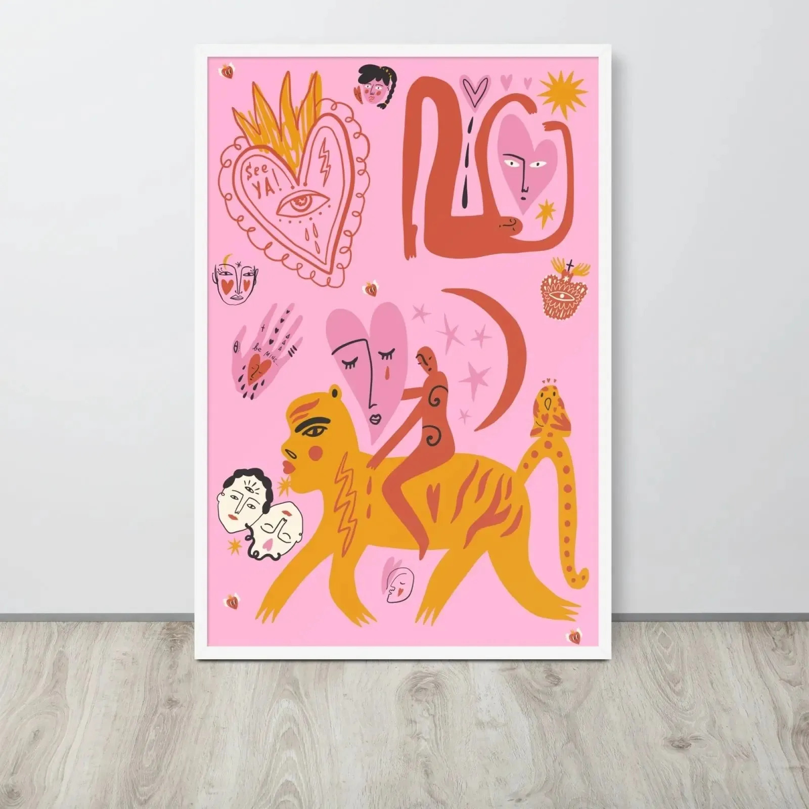 Harsh Hearts Pt.4 Framed Wall Decor
