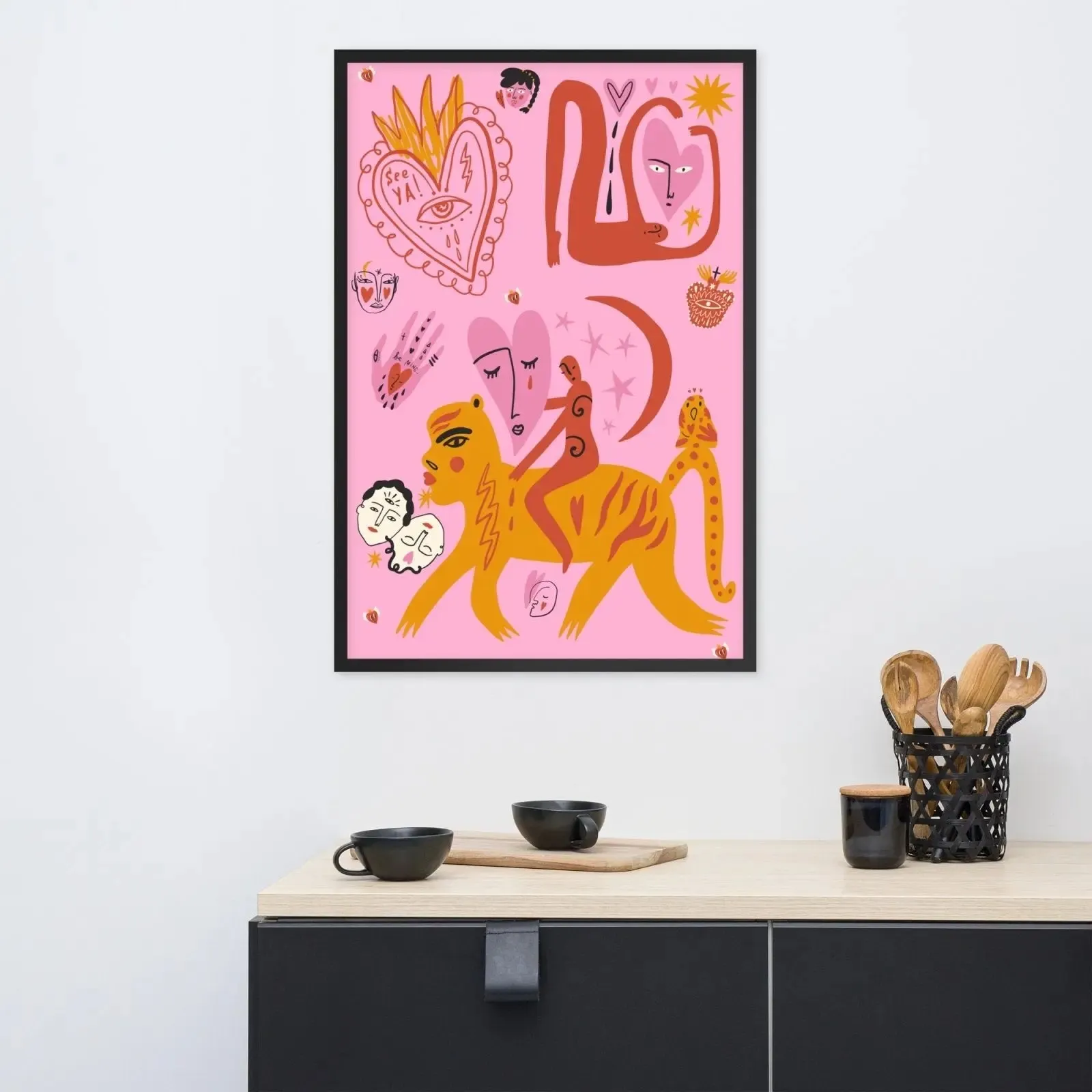 Harsh Hearts Pt.4 Framed Wall Decor