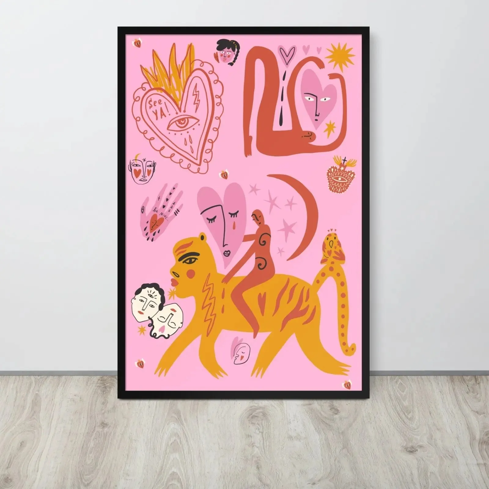 Harsh Hearts Pt.4 Framed Wall Decor