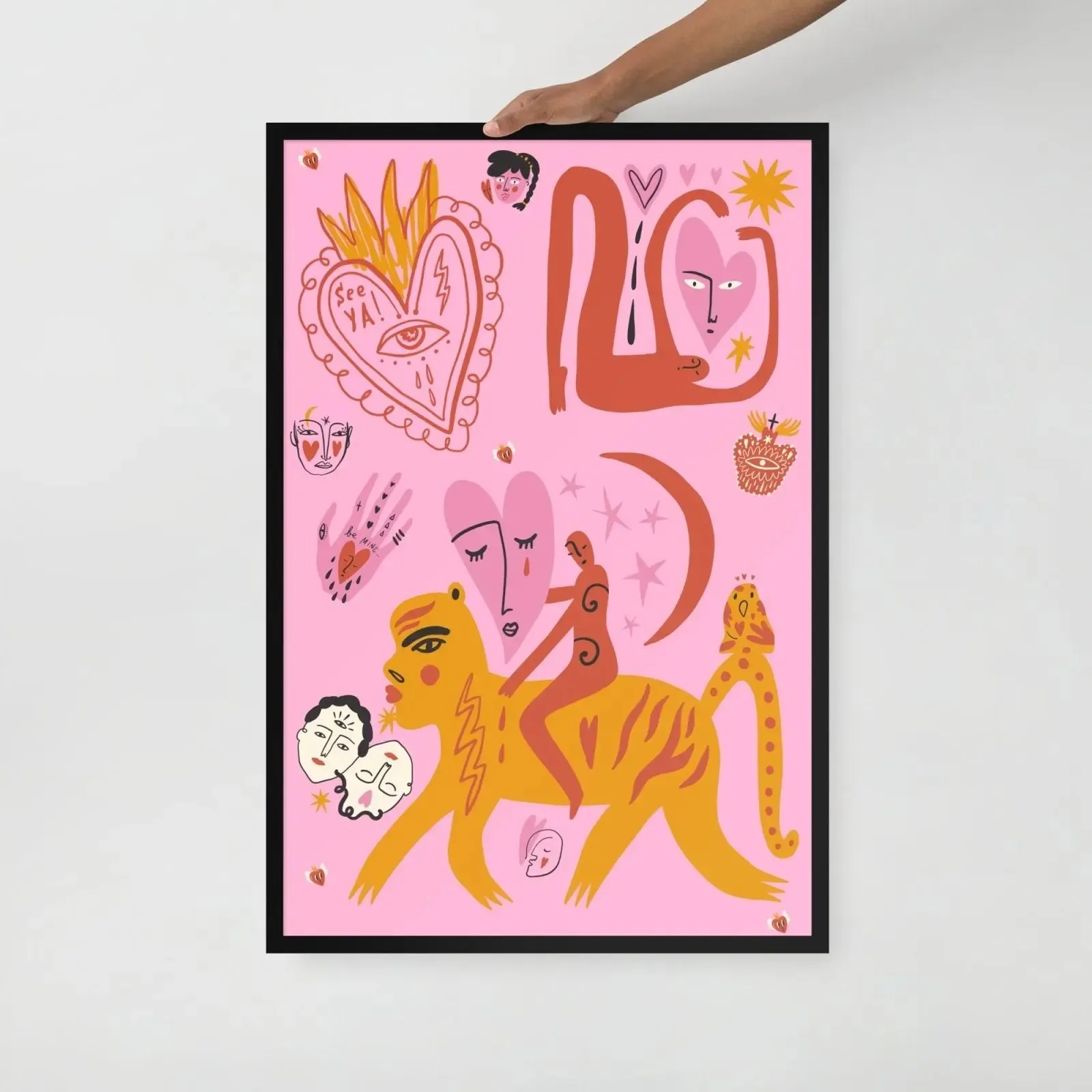 Harsh Hearts Pt.4 Framed Wall Decor