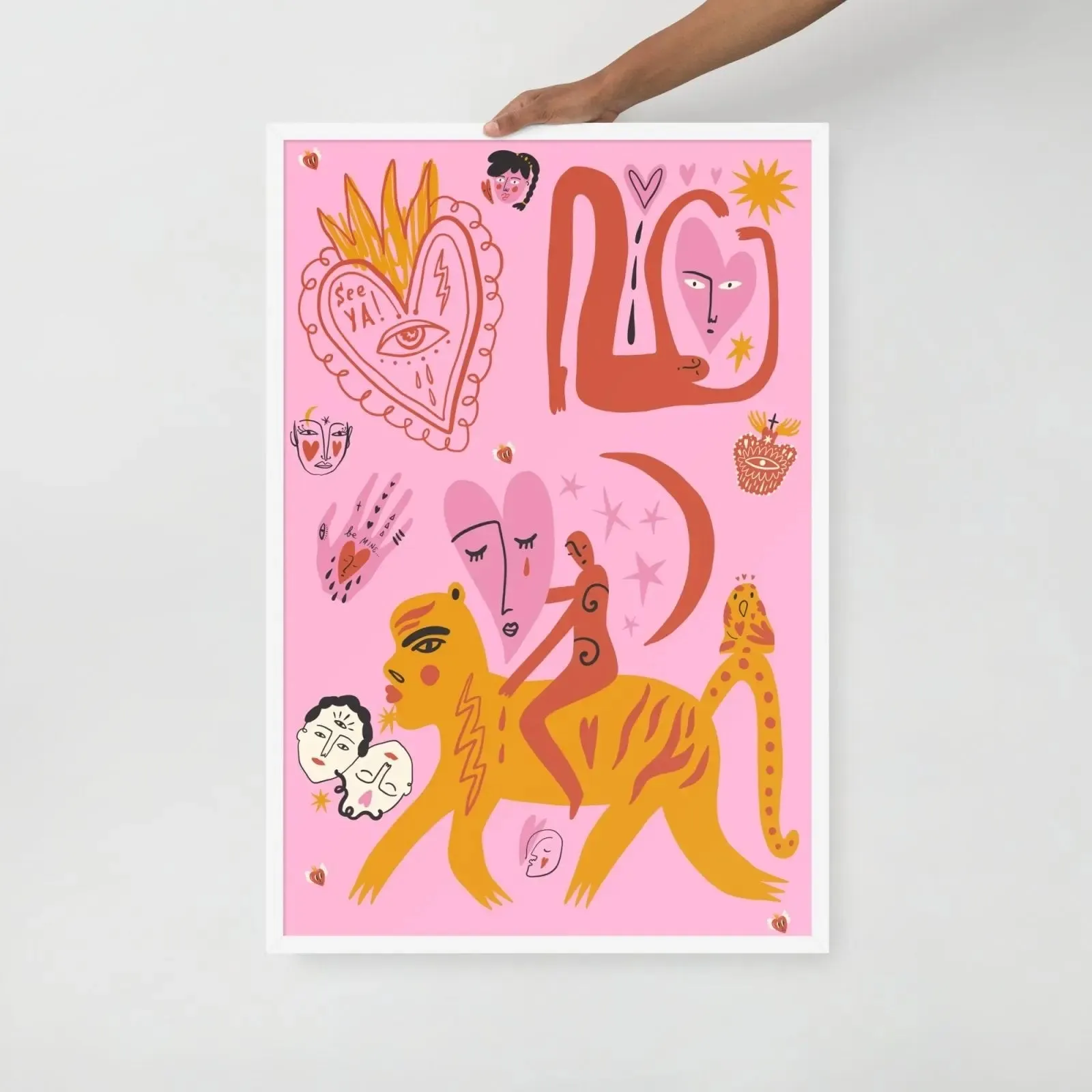 Harsh Hearts Pt.4 Framed Wall Decor