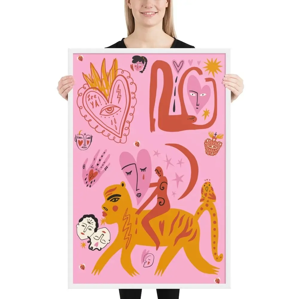 Harsh Hearts Pt.4 Framed Wall Decor