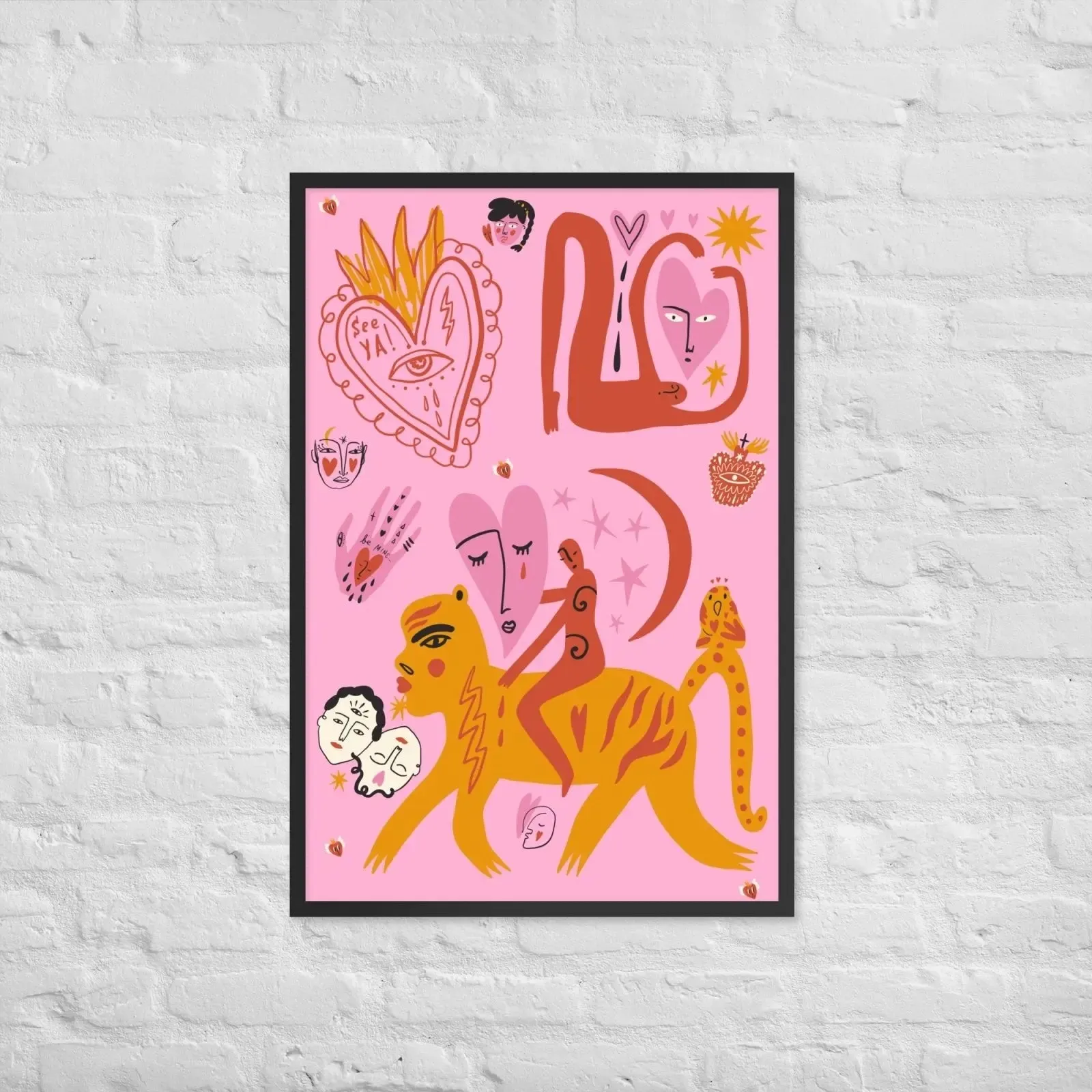 Harsh Hearts Pt.4 Framed Wall Decor