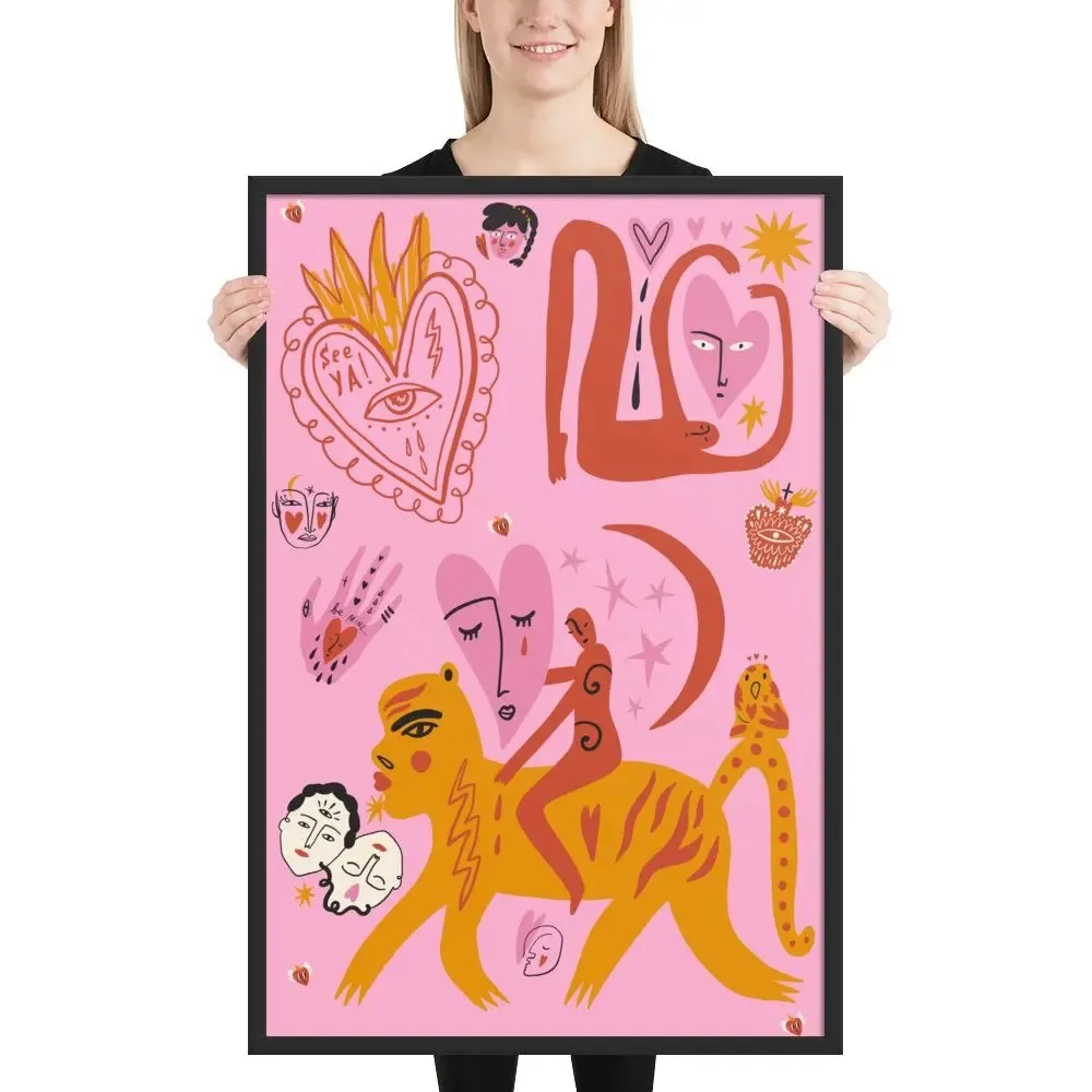 Harsh Hearts Pt.4 Framed Wall Decor