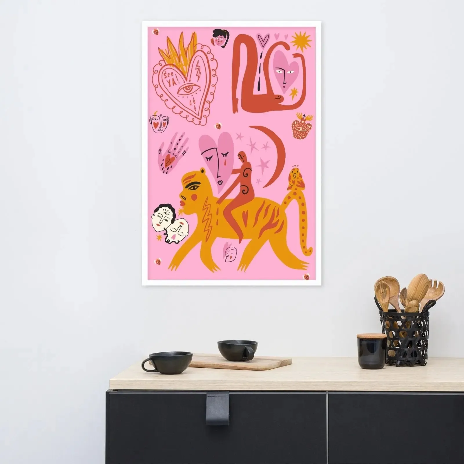 Harsh Hearts Pt.4 Framed Wall Decor