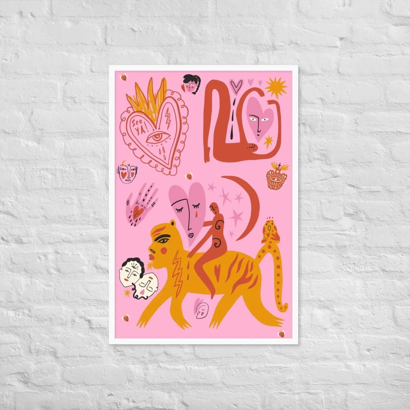 Harsh Hearts Pt.4 Framed Wall Decor