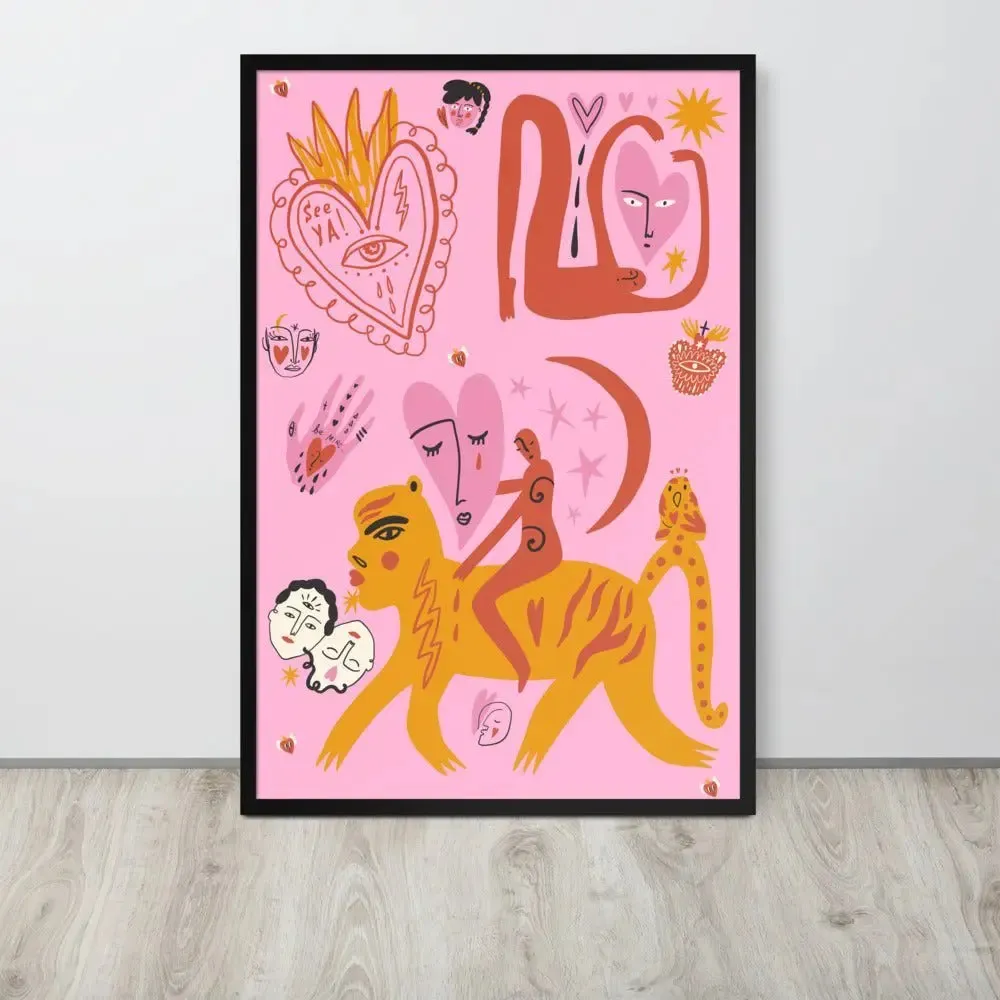 Harsh Hearts Pt.4 Framed Wall Decor