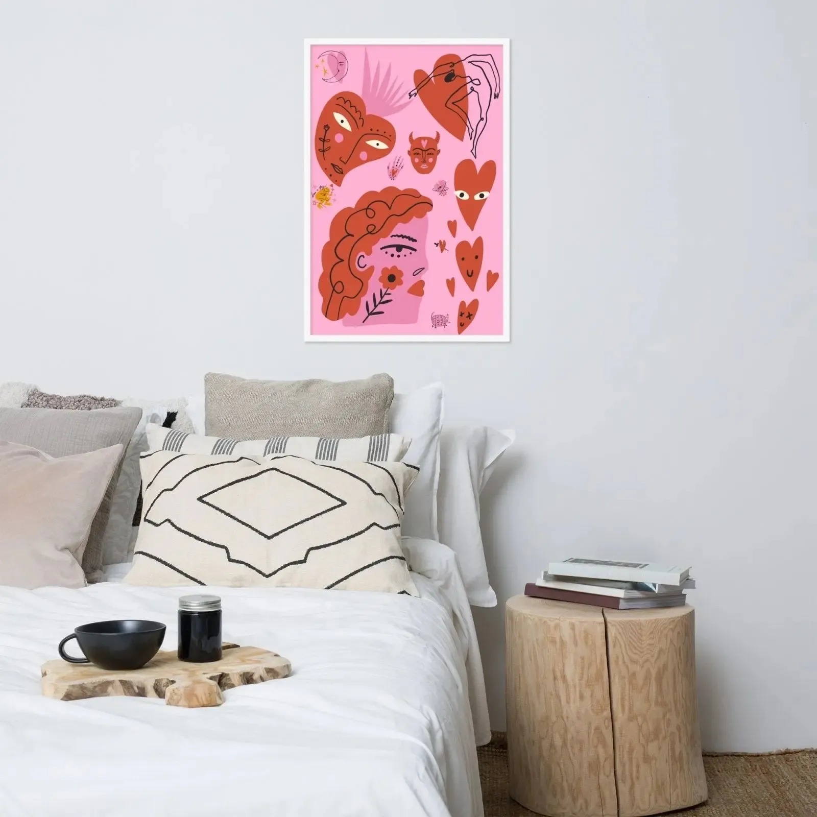 Heartstrings Unbound: Harsh Hearts Collection – Framed Poster No. 2
