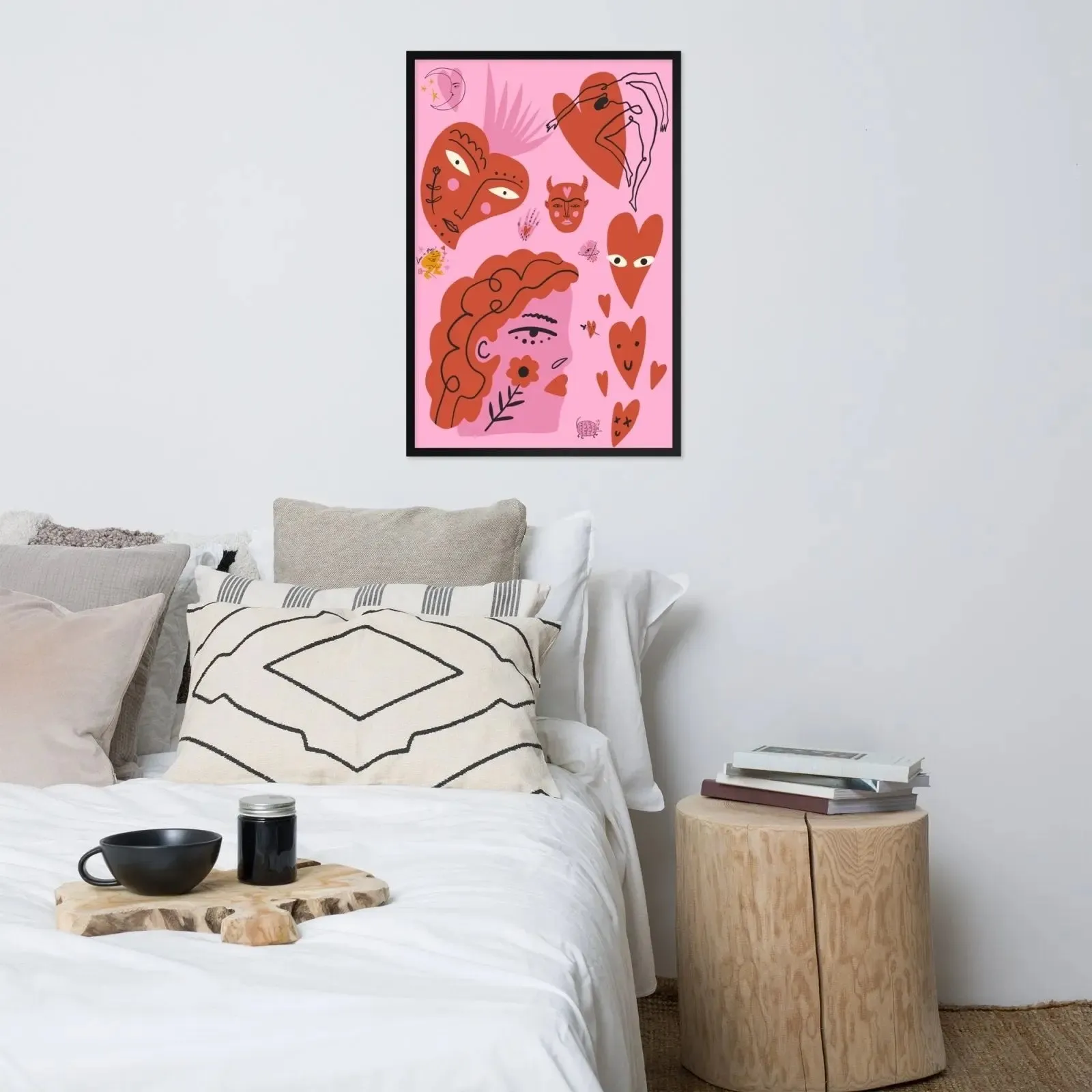 Heartstrings Unbound: Harsh Hearts Collection – Framed Poster No. 2