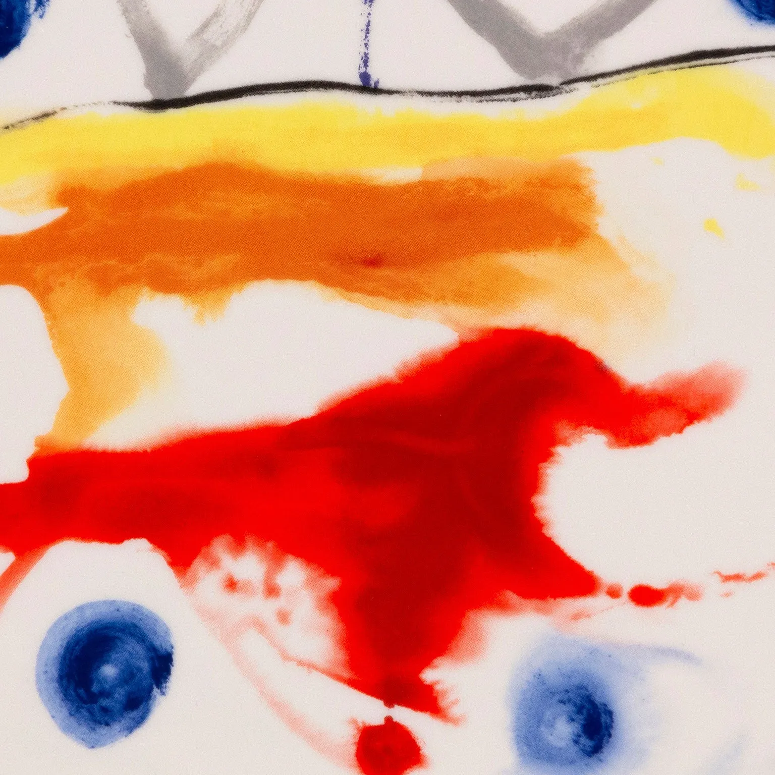 HELEN FRANKENTHALER "ACROBAT" 1995