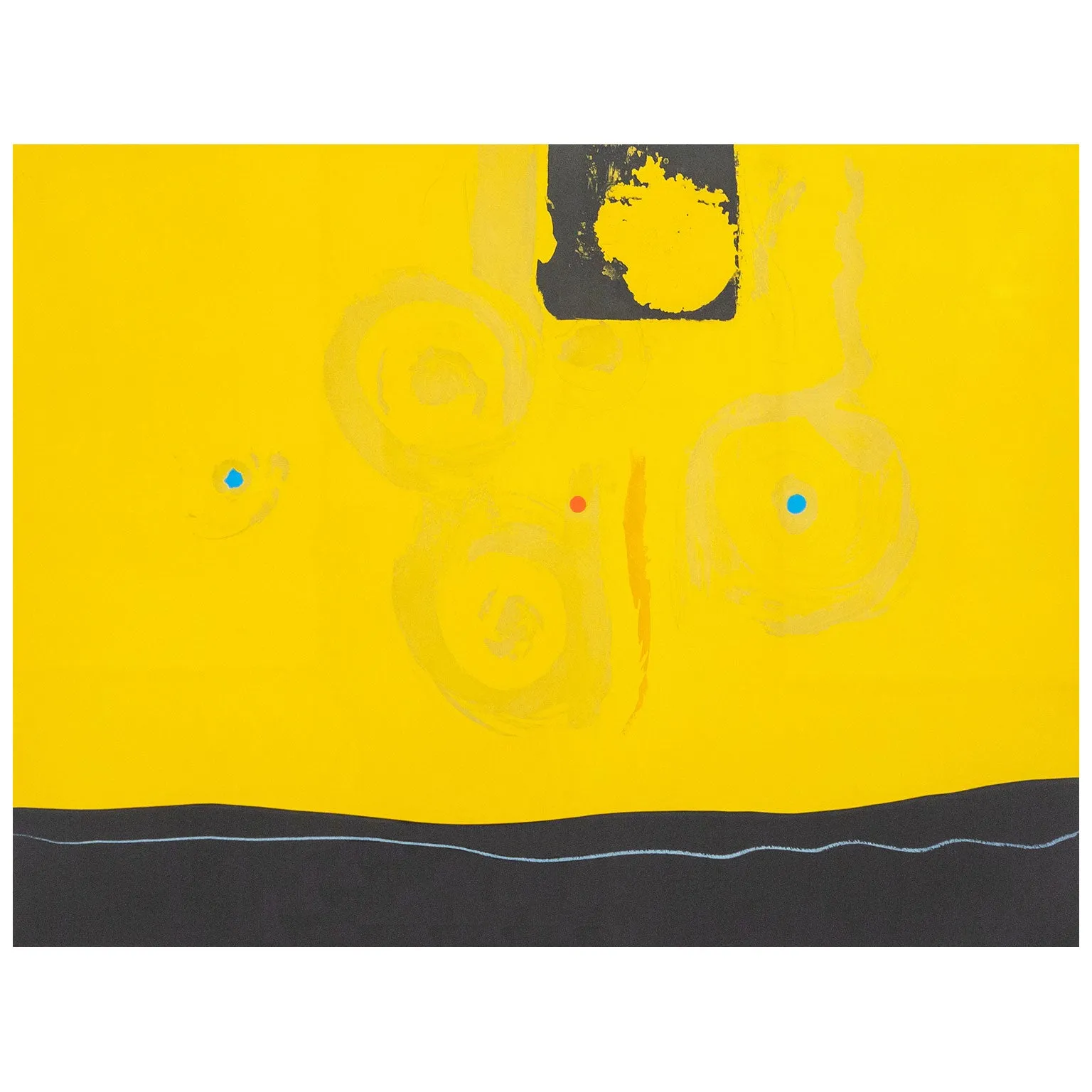HELEN FRANKENTHALER "PLAZA REAL" ETCHING, 1987