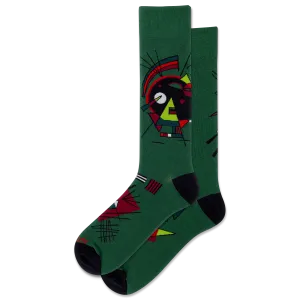 HOTSOX Men's Kandinsky Xmas Crew Sock