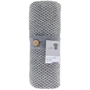 Ikon Recycled Cotton Throw - Grey