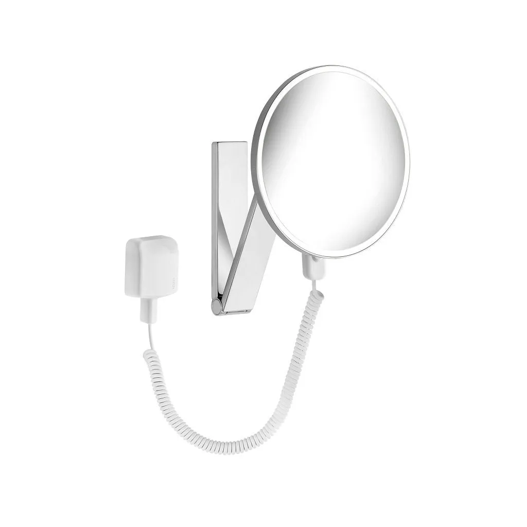 iLook Move 5x Led Make-Up Mirror - Wall Mount - 9" Brass/Polished Chrome - Last Unit Special Offer