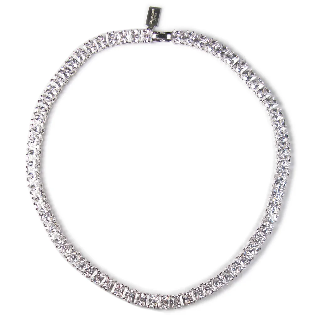Immaculate Princess Cut Diamontage™ 30.82 Carat Necklace