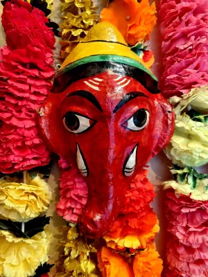 Indian paper mache masks