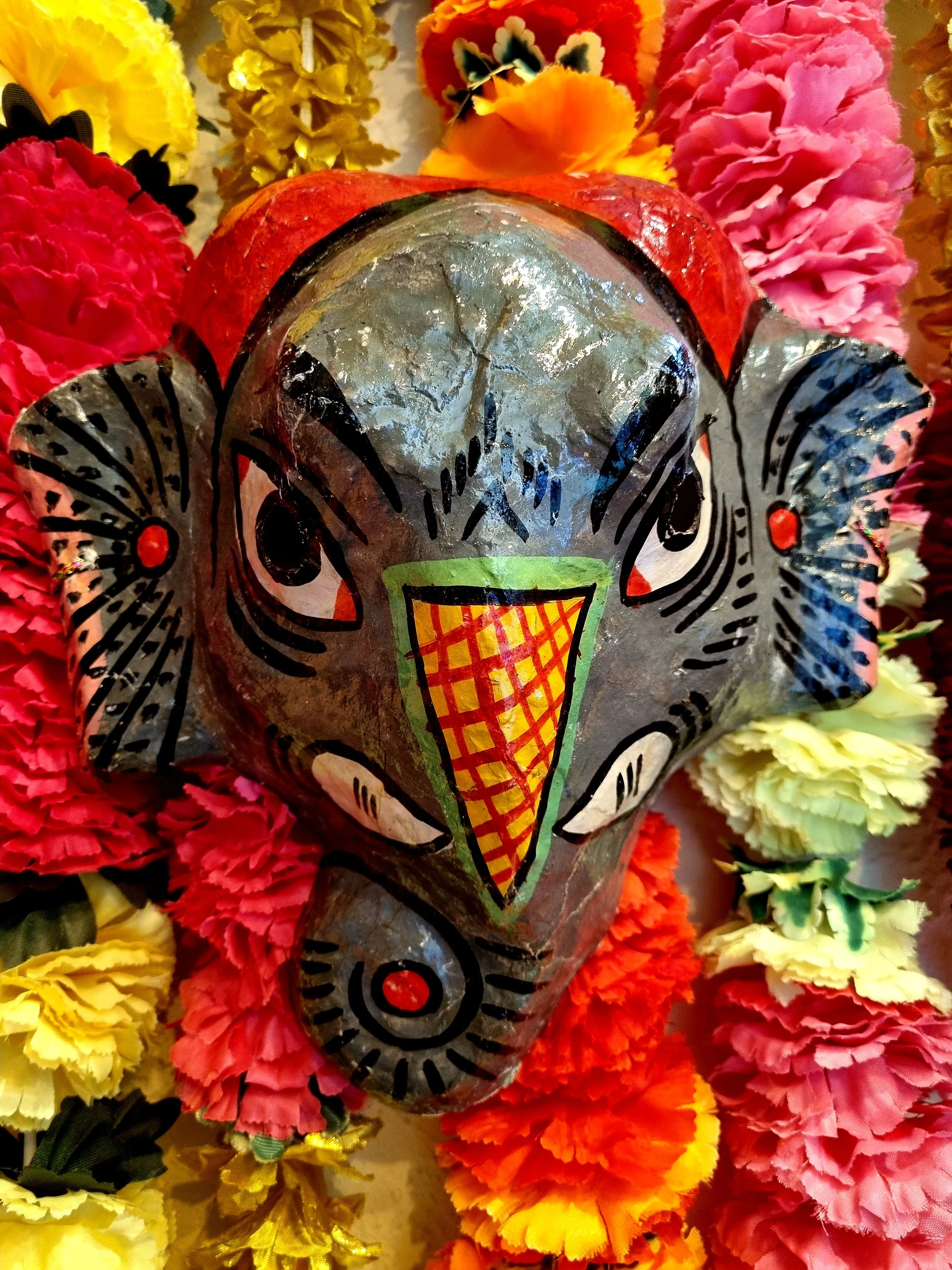 Indian paper mache masks