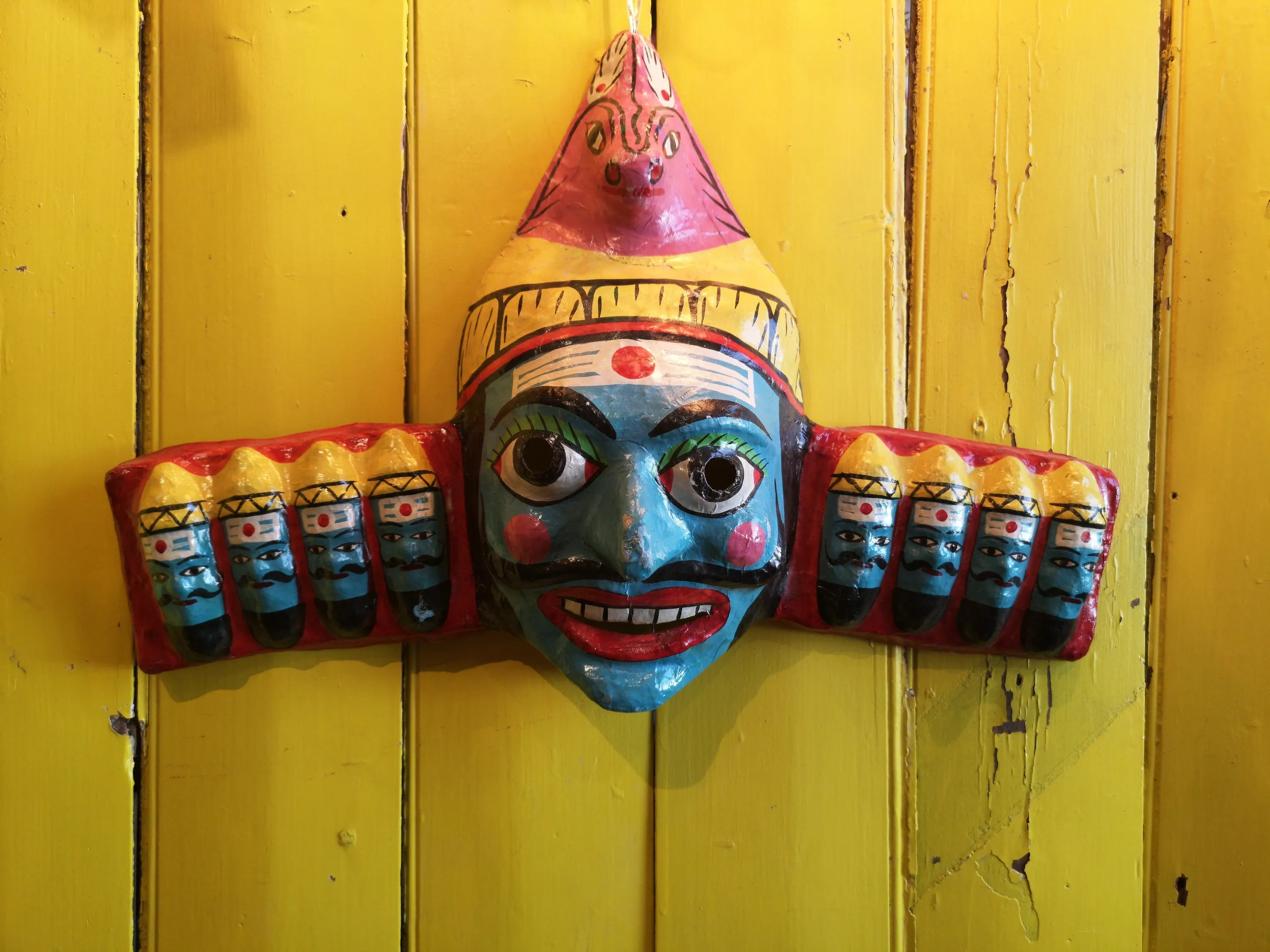 Indian paper mache masks