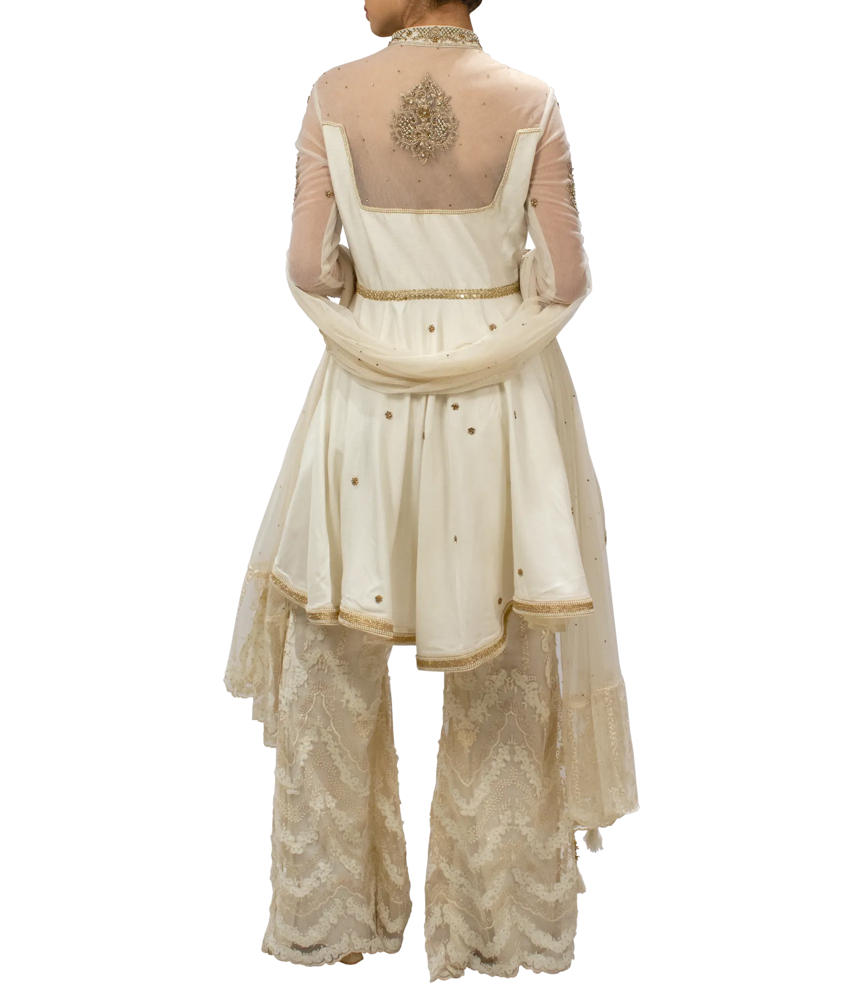 Ivory Peplum style