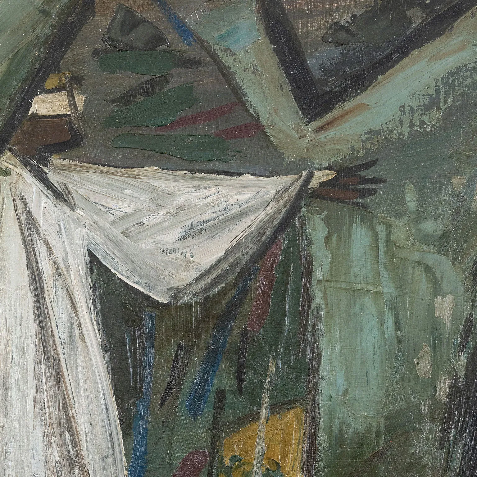 JACK BUSH "THE SEARCHER" OIL ON MASONITE, 1952