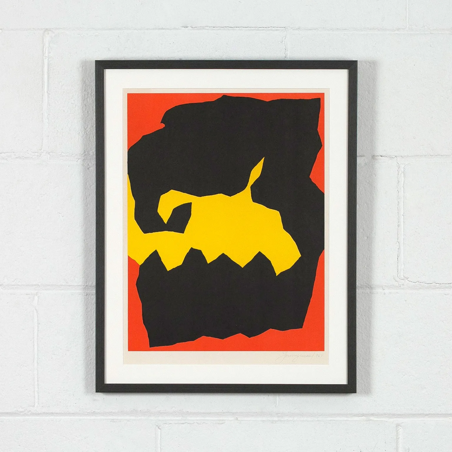 JACK YOUNGERMAN "CRUNCH" SILKSCREEN 1964