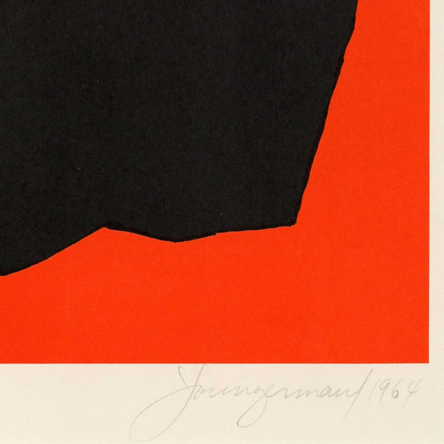 JACK YOUNGERMAN "CRUNCH" SILKSCREEN 1964