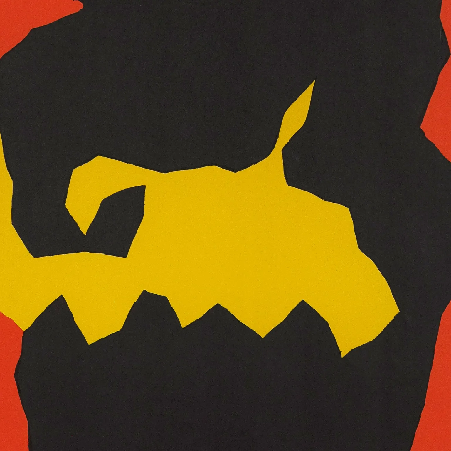 JACK YOUNGERMAN "CRUNCH" SILKSCREEN 1964