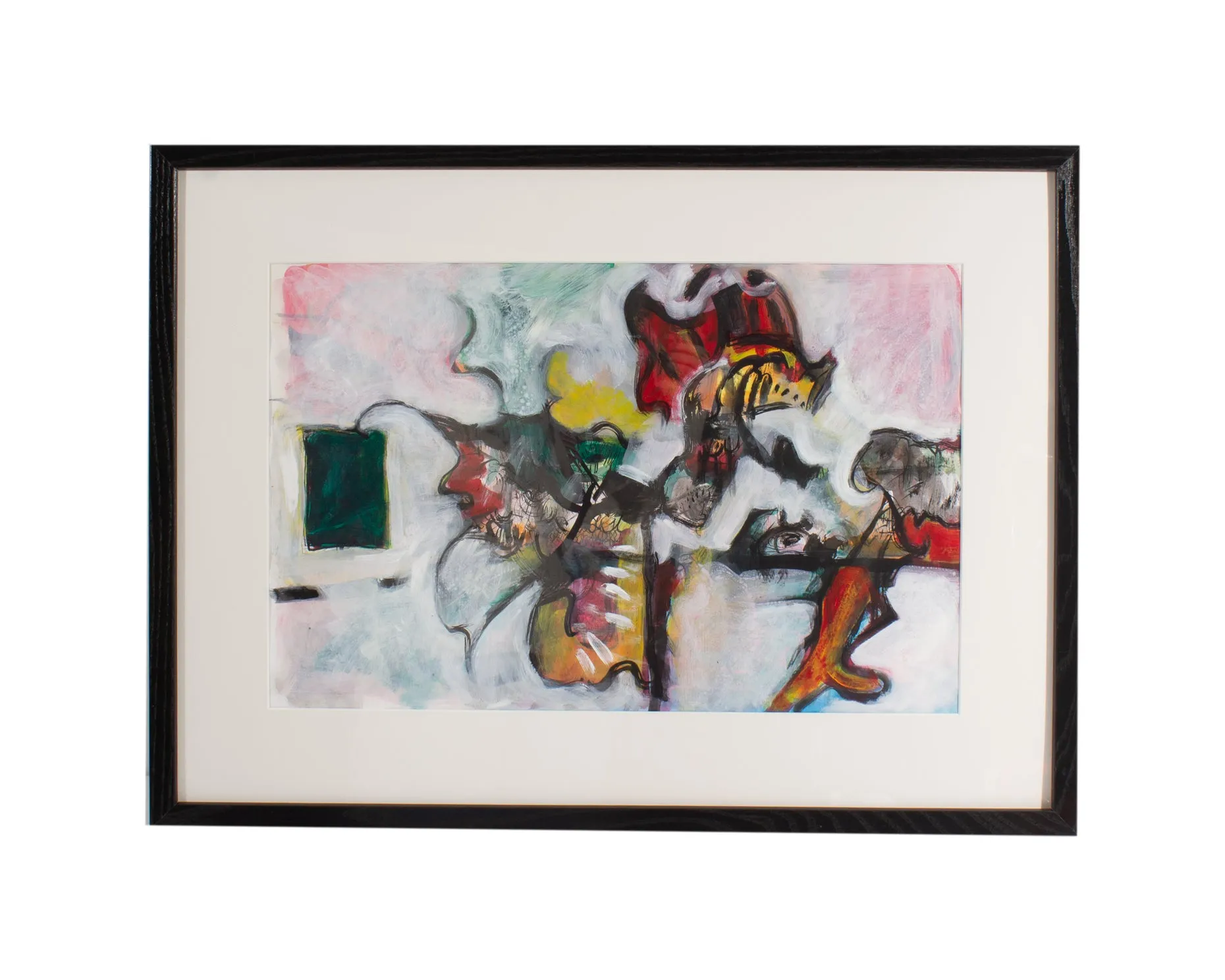 James L. Bruch Abstract Mixed Media Painting