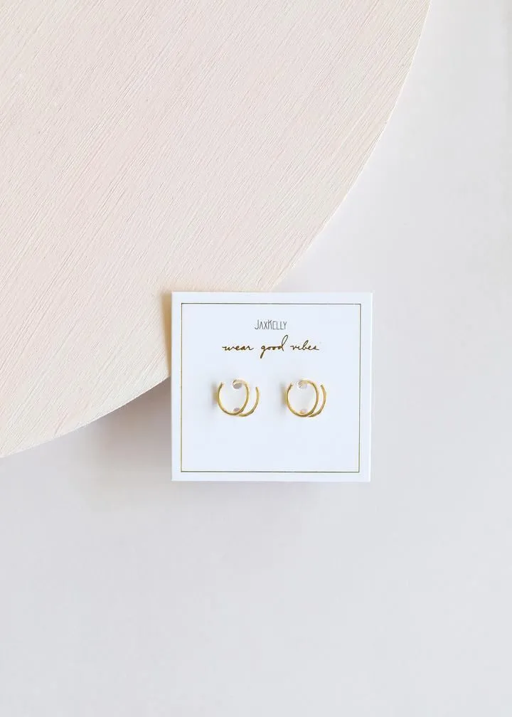 JaxKelly - Minimalist Spiral Earring
