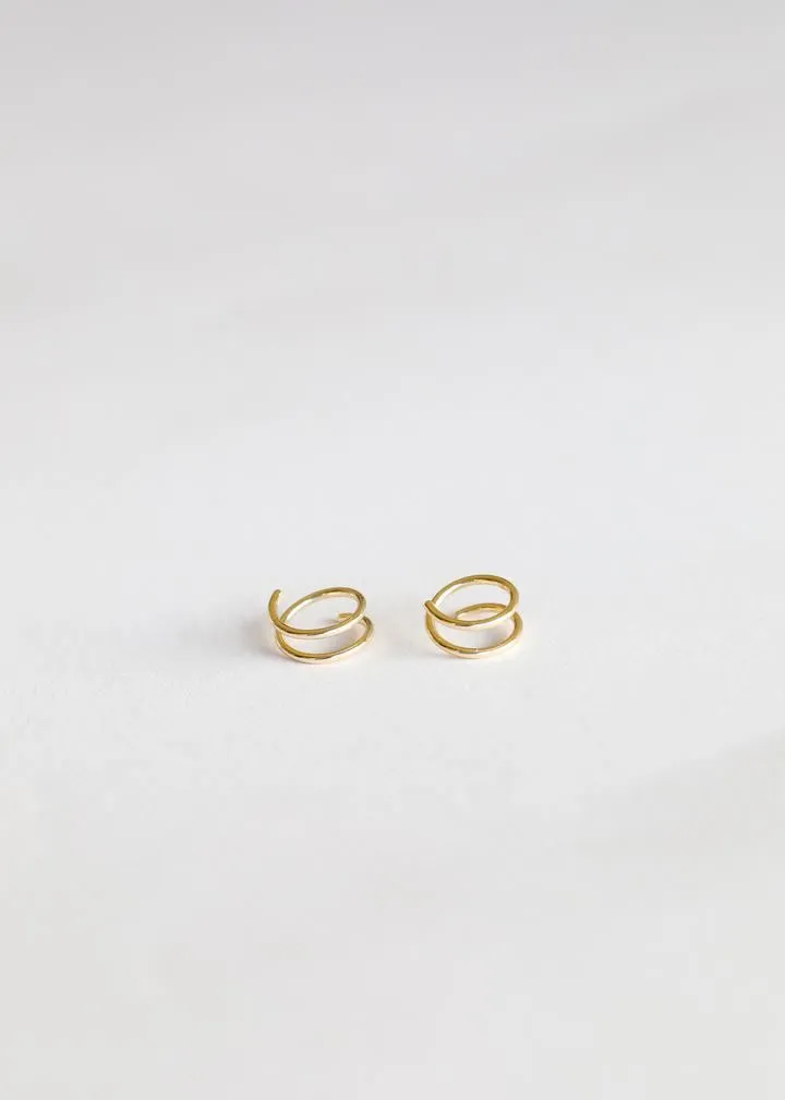 JaxKelly - Minimalist Spiral Earring