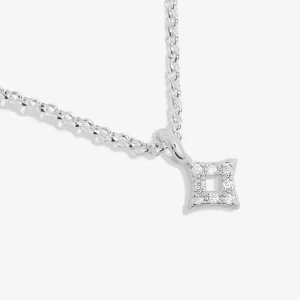 Joma Mini Charms Pavé Diamond Silver Necklace