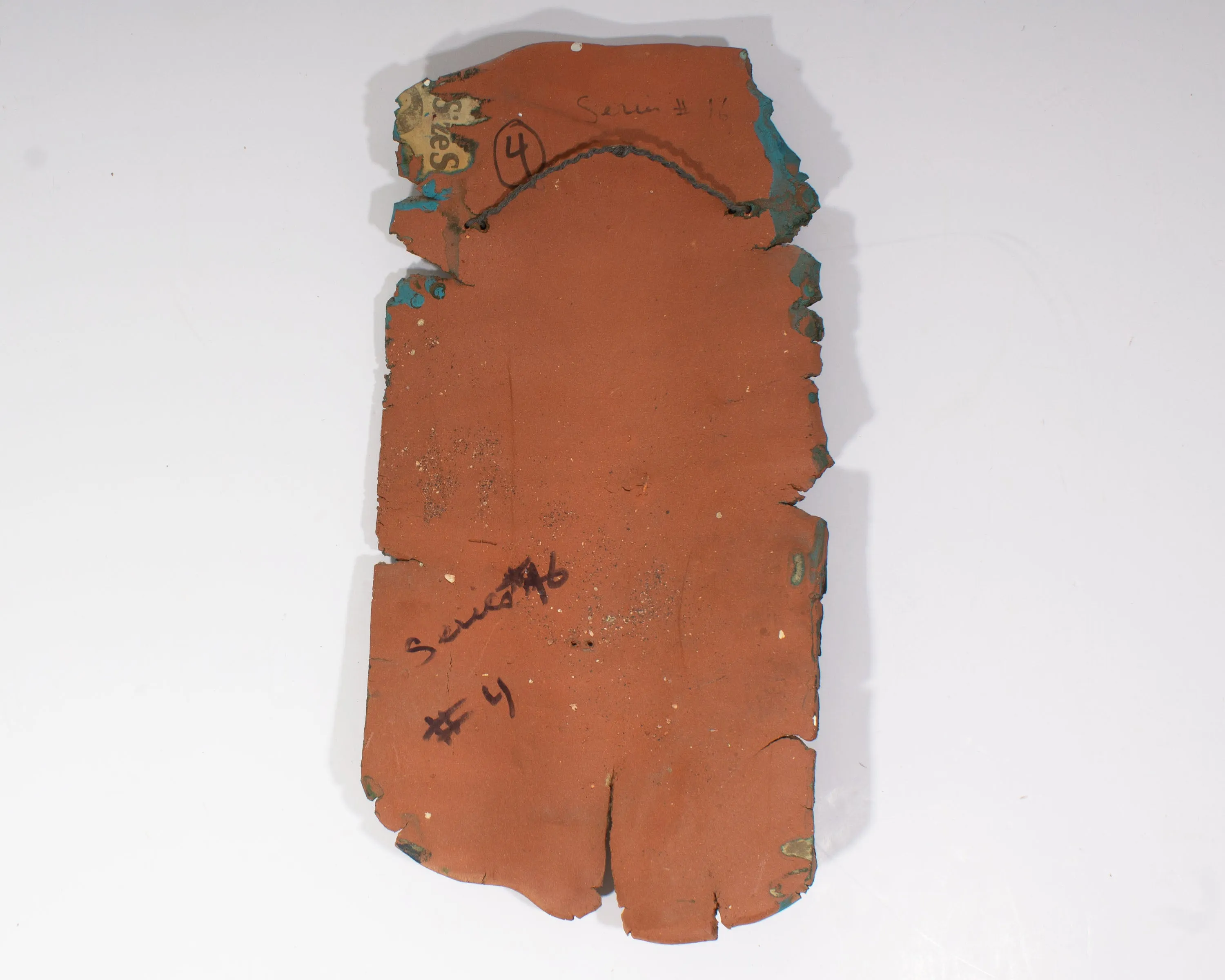 Juliet Holland Signed “Series 16, #4” Clay Wall Sculpture