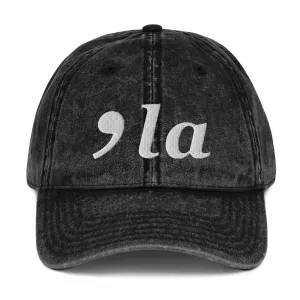 Kamala Harris Hat - 2024 Election Comma La Vintage Cap - Democratic Candidate Vote Kamala Cotton Cap
