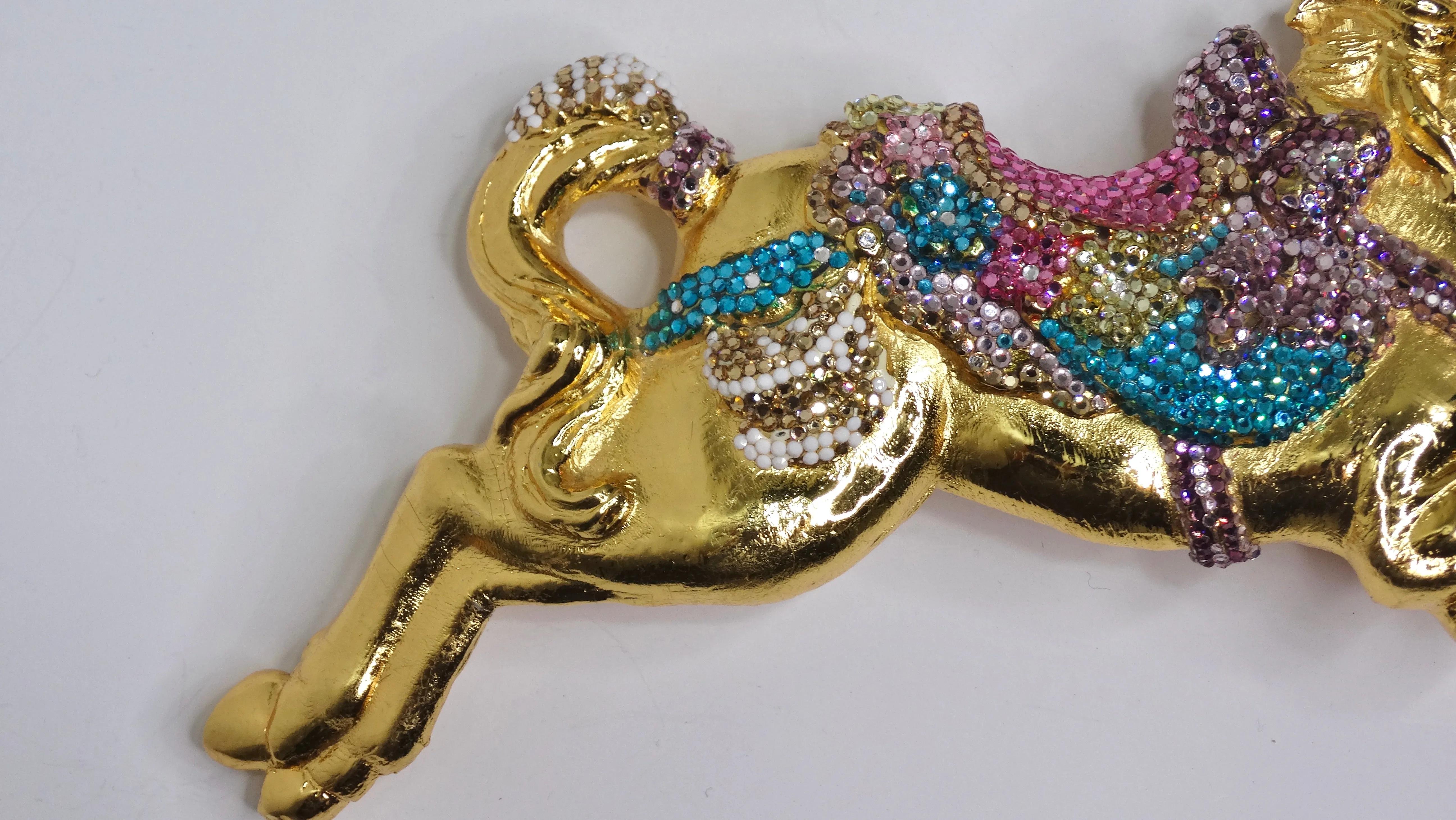 Kathrine Baumann Swarovski Horse Belt Buckle