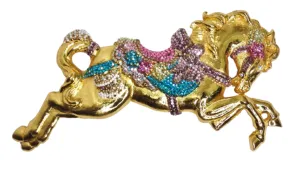 Kathrine Baumann Swarovski Horse Belt Buckle