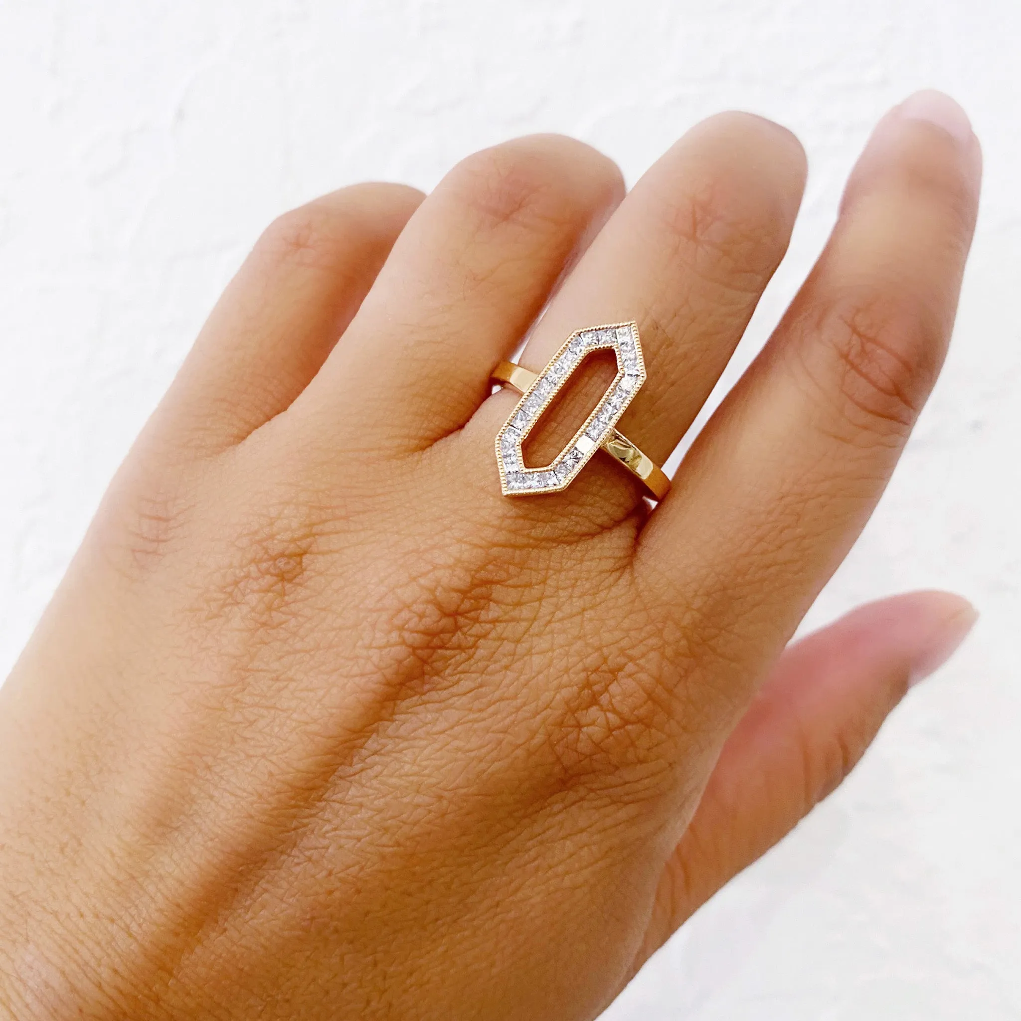 Kerri White Diamond Ring