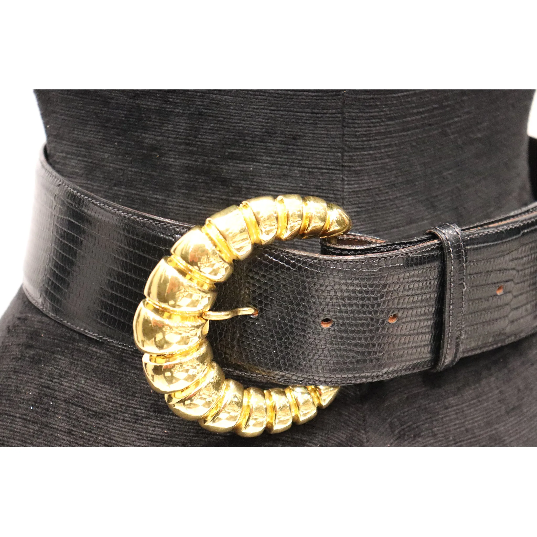 Kleingberg Sherrill Gold Buckle W/ Four Colored Belt Bands